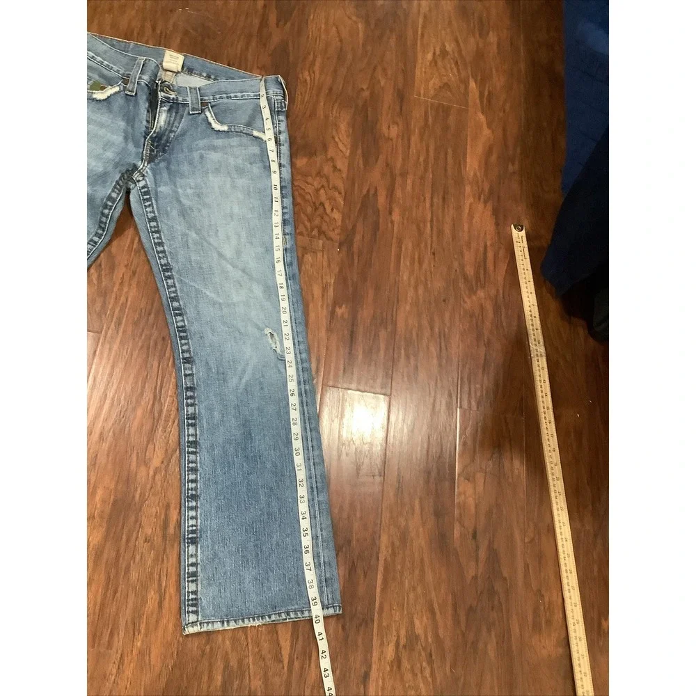 True Religion Jeans Men Size 33 Denim Blue Jeans Straight